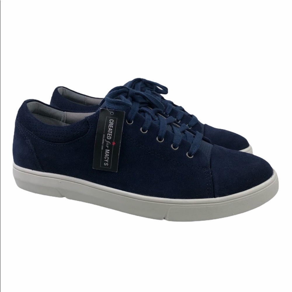 Clark’s Lace Up Landry Vibe Suede Shoes navy 11